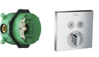 Hansgrohe 15768000S Set HG ShowerSelect смеситель для душа (15768000+01800180) Хром
