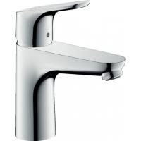 Смеситель для раковины 100, однорычажный, LowFlow, со сливным гарнитуром Hansgrohe 31603000, хром