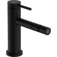 Смеситель для биде hansgrohe Tecturis S со сливным гарнитуром, 73201670, матовый черный