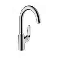 Кухонный смеситель однорычажный, 220, 1jet Hansgrohe 71802000, хром