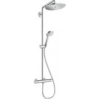 Душевая система hansgrohe Croma Select S Showerpipe 280 1jet с термостатом 26790000, хром
