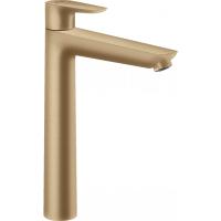 Смеситель для раковины Hansgrohe Talis E 240, однорычажный, без сливного набора 71717140, шлифованная бронза