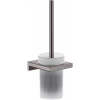 Набор для WC настенный AddStoris Hansgrohe 41752340, шлифованный черный хром