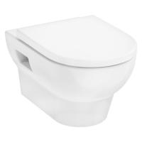 Hansgrohe GladeLake S Унитаз подвесной 540х360 безободковый с сиденьем без микролифта белый глянцевый 60201450
