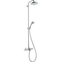 Душевая система hansgrohe Croma 220 Showerpipe с термостатом 27223000, хром