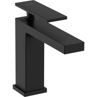 Смеситель для раковины hansgrohe Tecturis E 110 CoolStart, EcoSmart+, 73012670, матовый черный
