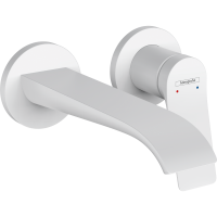 Внешняя часть смесителя для раковины hansgrohe Vivenis скрытого монтажа, настенный 75050700, матовый белый