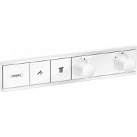 Термостат hansgrohe RainSelect для скрытой установки 2 функции 15380700, матовый белый