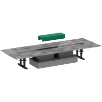 Монтажная часть слива для душа hansgrohe uBox universal для установки на уровне пола с внешней частью 70 см 56017180