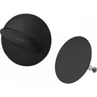 Внешняя часть набора hansgrohe Flexaplus для слива и перелива 58185670, матовый черный