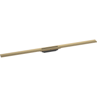 Внешняя часть трапа для душа hansgrohe RainDrain Flex, 120 см, укорачиваемая 56047140, шлифованная бронза
