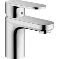 Смеситель для раковины 100, со сливным гарнитуром, цинк Hansgrohe Vernis Blend 71571000, хром