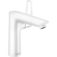 Смеситель hansgrohe Talis E для раковины 150, однорычажный, со сливным гарнитуром 71754700, матовый белый
