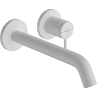Внешняя часть смесителя для раковины hansgrohe Tecturis S скрытого монтажа, EcoSmart+, 73351700, матовый белый