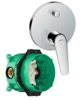 Смеситель для ванны со скрытой частью Hansgrohe Novus 71045000S хром