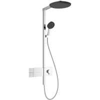 Душевая система hansgrohe Raindance Alive S Showerpipe 300 1jet с термостатом ShowerSelect Comfort, 24582000, хром