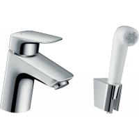 Смеситель hansgrohe Logis для раковины с гигиеническим душем 71290000, хром