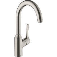 Смеситель для кухонной мойки hansgrohe Focus M43 220, с поворотным изливом 71812800, под сталь