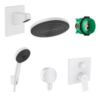 Готовый набор для душа скрытого монтажа hansgrohe Pulsify HG-PR54, матовый белый