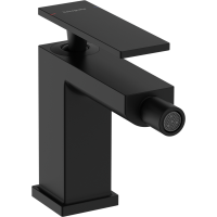 Смеситель для биде hansgrohe Tecturis E со сливным гарнитуром, 73200670, матовый черный
