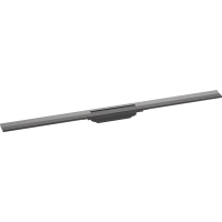 Внешняя часть трапа для душа hansgrohe RainDrain Flex, 100 см, укорачиваемая 56046340, шлифованный черный хром