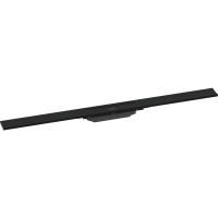 Внешняя часть трапа для душа hansgrohe RainDrain Flex, 90 см, укорачиваемая 56045670, матовый черный