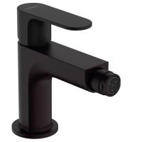 Смеситель для биде hansgrohe Rebris S, с металлическим сливным гарнитуром 72212670, матовый черный