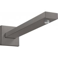 Держатель верхнего душа Hansgrohe Square 38,9 см. 27694340, шлифованный черный хром