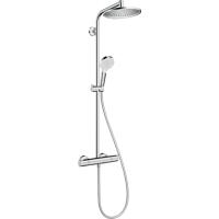 Душевая система hansgrohe Crometta S 240 1jet Showerpipe с термостатом 27267000, хром