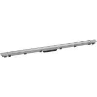 Внешняя часть трапа для душа hansgrohe RainDrain Match Plus, 120 см, с регулировкой по высоте 56218800, нержавеющая сталь