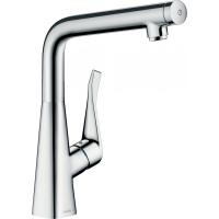 Смеситель hansgrohe Metris Select для кухонной мойки 14883000, хром