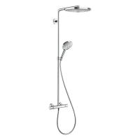 Душевая система hansgrohe Raindance Select S S300 2jet Showerpipe с термостатом 27133000, хром