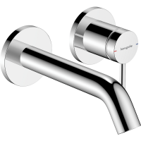 Внешняя часть смесителя для раковины hansgrohe Tecturis S скрытого монтажа, EcoSmart+, 73350000, хром