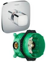 Hansgrohe 15706000S Set HG Ecostat E Highflow термостатический смеситель для душа (15706000+01800180)