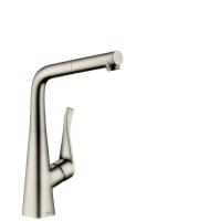 Смеситель hansgrohe Metris для кухонной мойки 14821800, под сталь