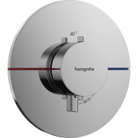Внешняя часть термостата hansgrohe ShowerSelect Comfort S для скрытой установки на 1 функции, 15559000, хром