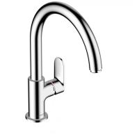 Кухонный смеситель 260, однорычажный с поворотным изливом, M35 Hansgrohe Vernis Blend 71870000, хром