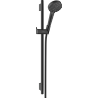 Душевой гарнитур hansgrohe Vernis Blend 100 2jet Vario EcoSmart со штангой 65 см 26423670, матовый черный
