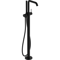 Смеситель для ванны hansgrohe Tecturis S напольного монтажа, 73440670, матовый черный