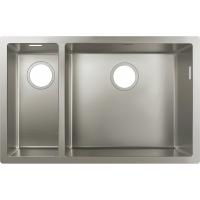 Мойка для монтажа под столешницу hansgrohe S71 S719-U655 43429800, нерж. Сталь