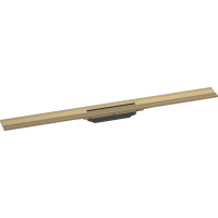 Внешняя часть трапа для душа hansgrohe RainDrain Flex, 90 см, укорачиваемая 56052140, шлифованная бронза