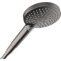 Ручной душ hansgrohe Raindance Select S 120 3jet, 26014340, шлифованный черный хром