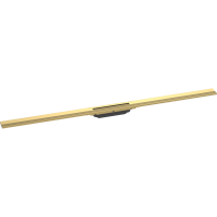 Внешняя часть трапа для душа hansgrohe RainDrain Flex, 120 см, укорачиваемая 56047990, полированное золото