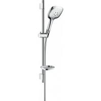 Душевой набор Hansgrohe Raindance Select E 150 3jet со штангой 65 см и мыльницей 27856000, хром
