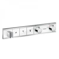 Термостат hansgrohe RainSelect для душа на 3 потребителя 15356400, белый/хром