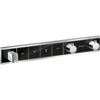 Термостат hansgrohe RainSelect для душа 15357600, черный/хром