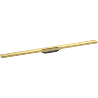 Внешняя часть трапа для душа hansgrohe RainDrain Flex, 120 см, укорачиваемая 56054990, полированное золото