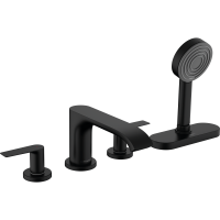 Внешняя часть смесителя для ванны hansgrohe Vivenis на край ванны, на 4 отверстия, с sBox 75444670, матовый черный