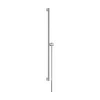 Душевая штанга hansgrohe Unica S Puro 900 мм со слайдером и шлангом Isiflex 1600 мм 24405000, хром