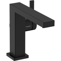 Смеситель для раковины hansgrohe Tecturis E 110 Fine CoolStart, EcoSmart+, 73021670, матовый черный
